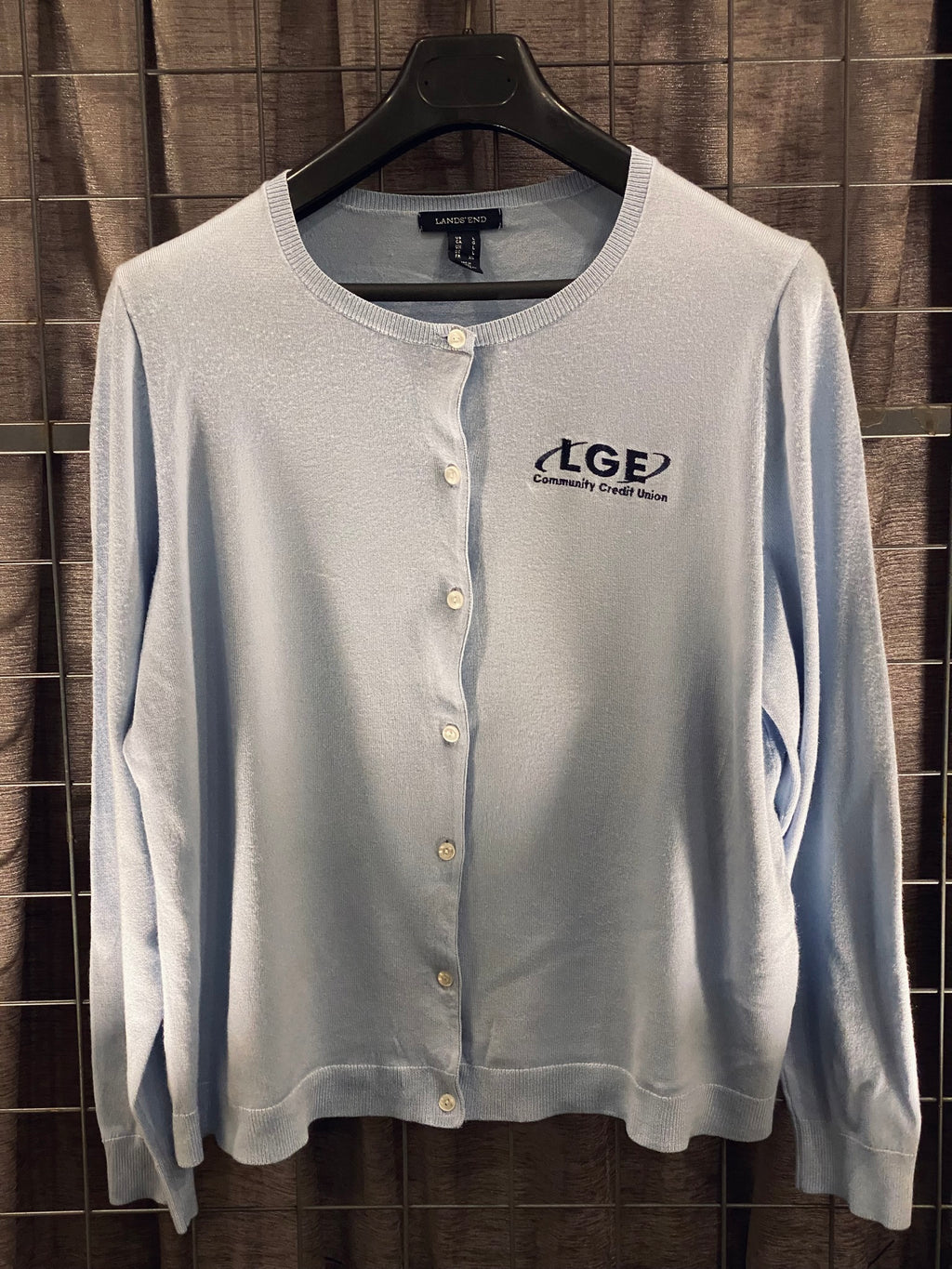 VKH035-J.CREW ICE BLUE CARDIGAN