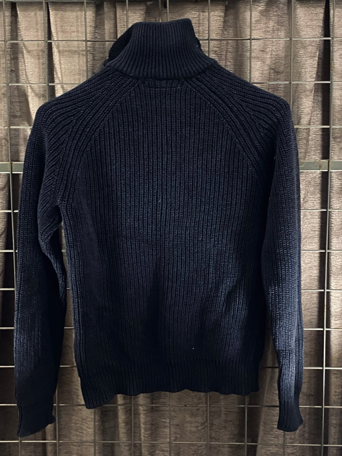 VKH019- H&M NAVY BLUE ZIPPER