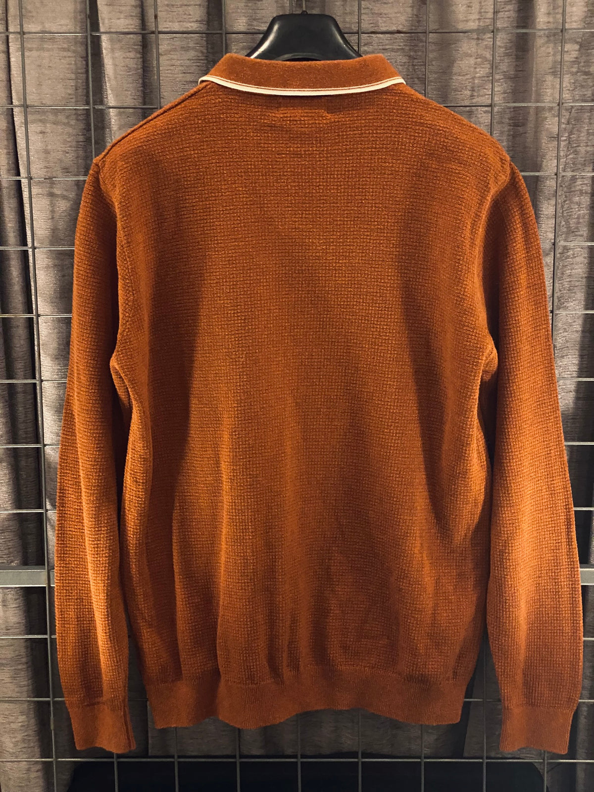 VKH013- NEXT ORANGE BUTTON COLLARED SHIRT