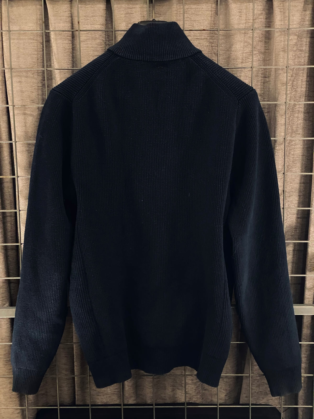 VKH025- MNS NAVY BLUE ZIPPER