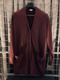 VKH044- GAP DESIGN AND CRAFTED MAROON CARDIGAN