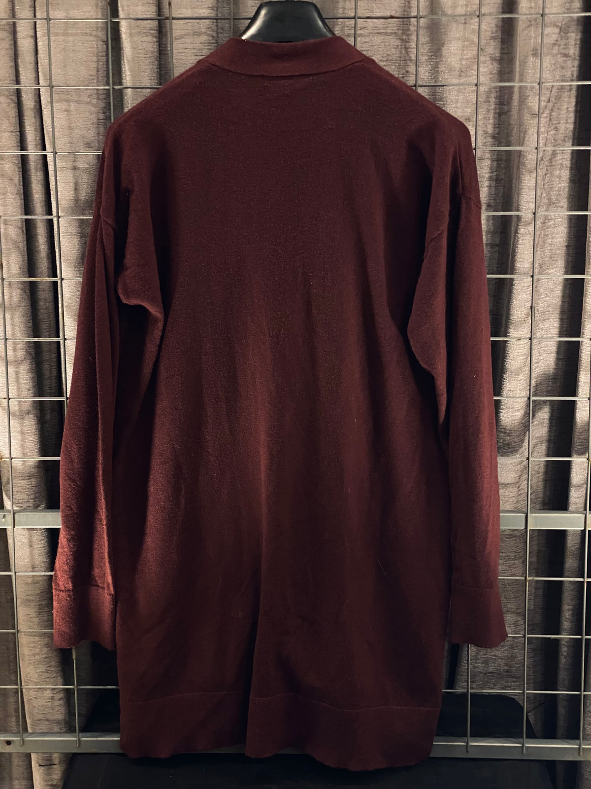 VKH044- GAP DESIGN AND CRAFTED MAROON CARDIGAN